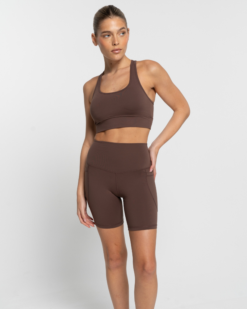 Racer Crop - French Roast