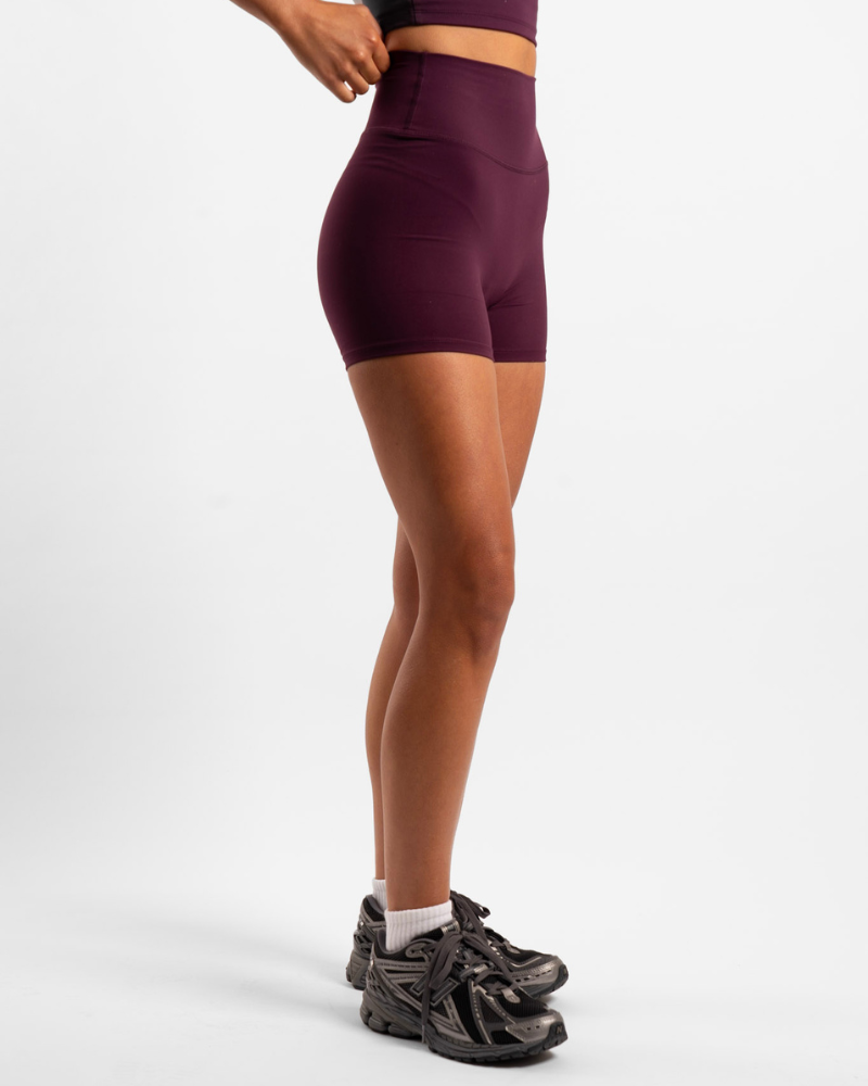 Not Your Basic Shorts - Plum (Invisible Scrunch)