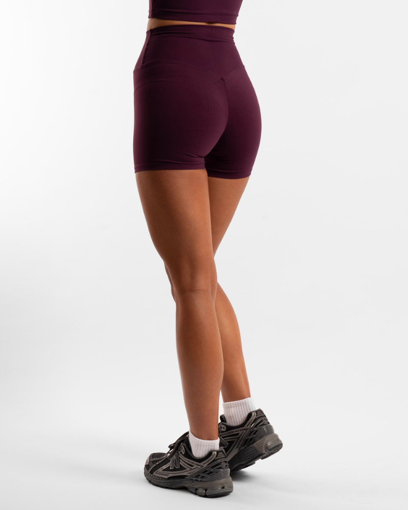 Not Your Basic Shorts - Plum (Invisible Scrunch)
