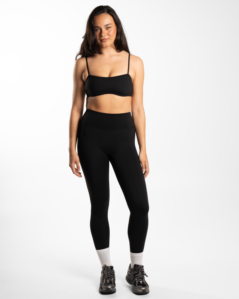 Backless Crop - Onyx