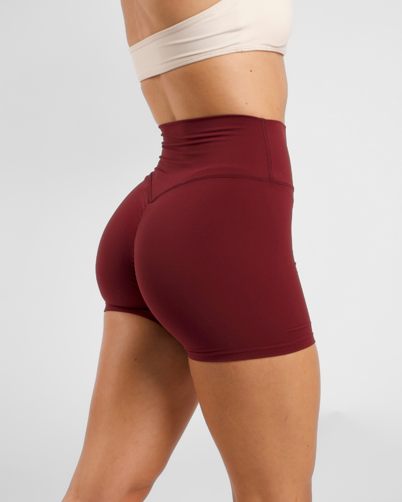 Not Your Basic Shorts -  Bordeaux (Invisible Scrunch)
