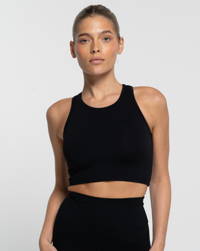 Cropped Tank - Onyx