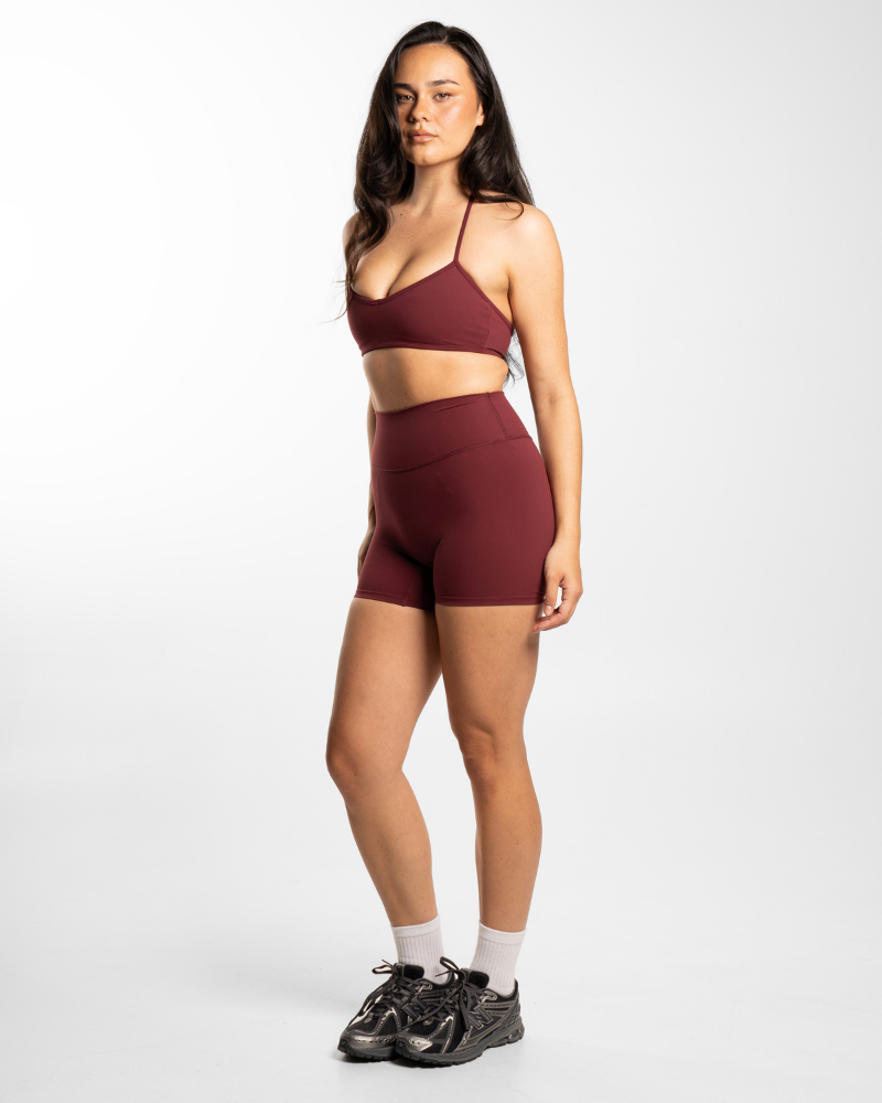 Not Your Basic Shorts -  Bordeaux (Invisible Scrunch)