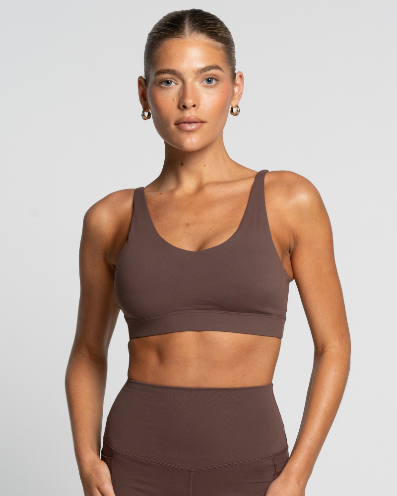 Cross Over Crop - French Roast