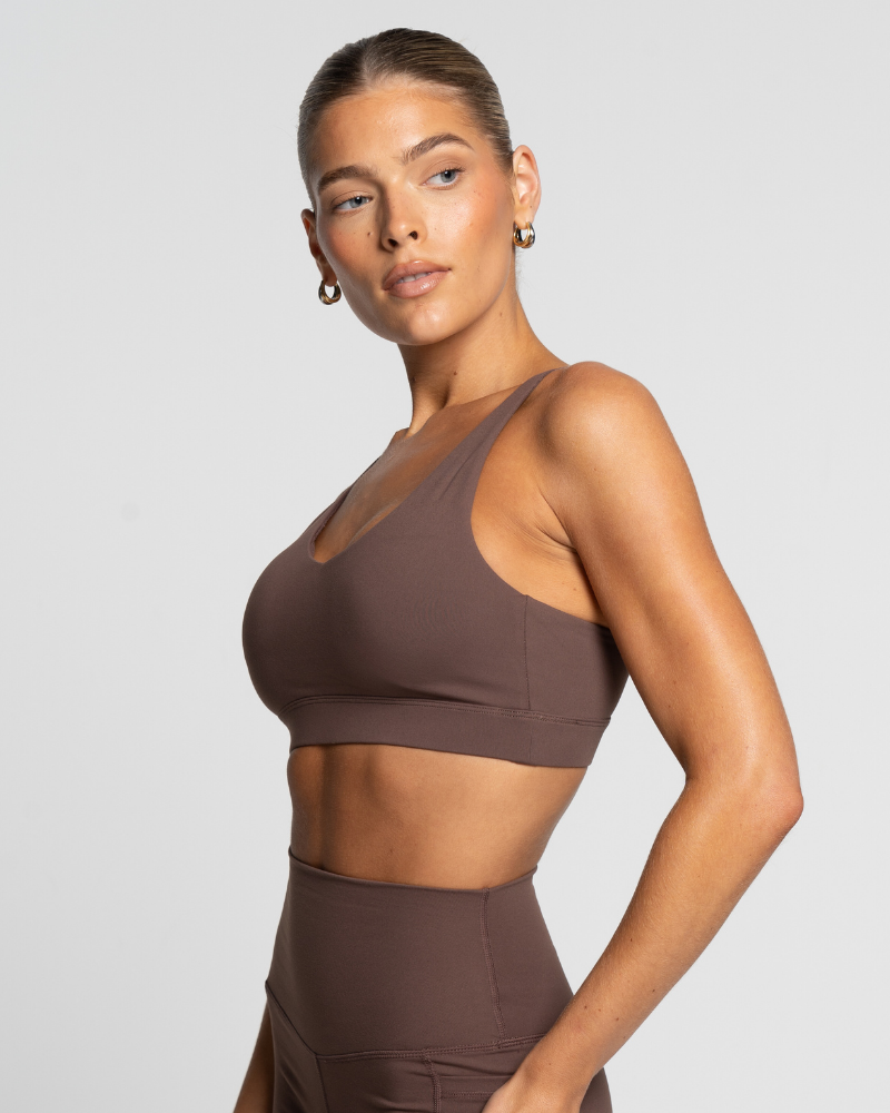 Cross Over Crop - French Roast